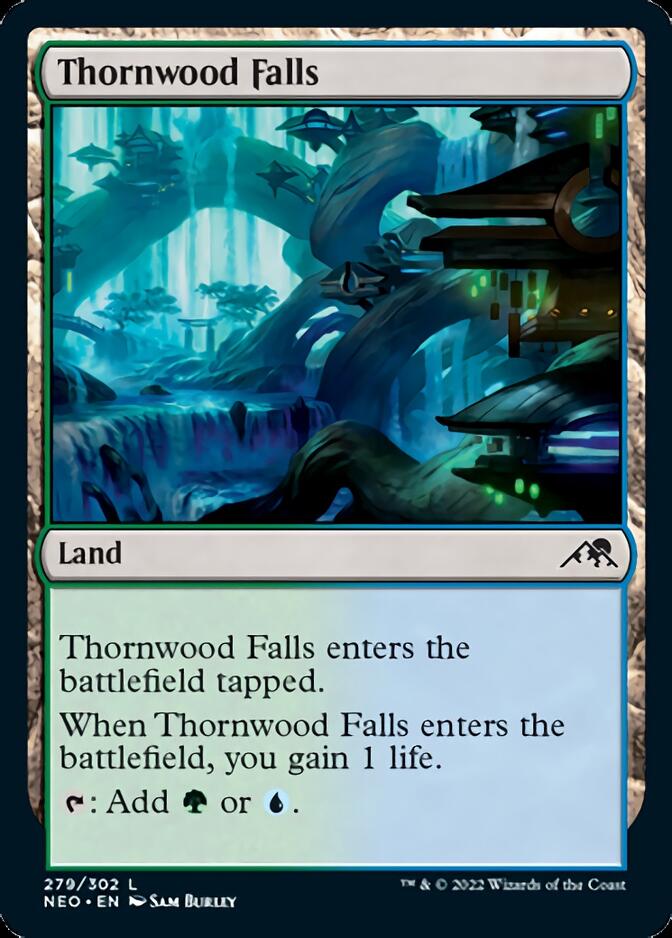 Thornwood Falls [Kamigawa: Neon Dynasty] | Card Merchant Takapuna