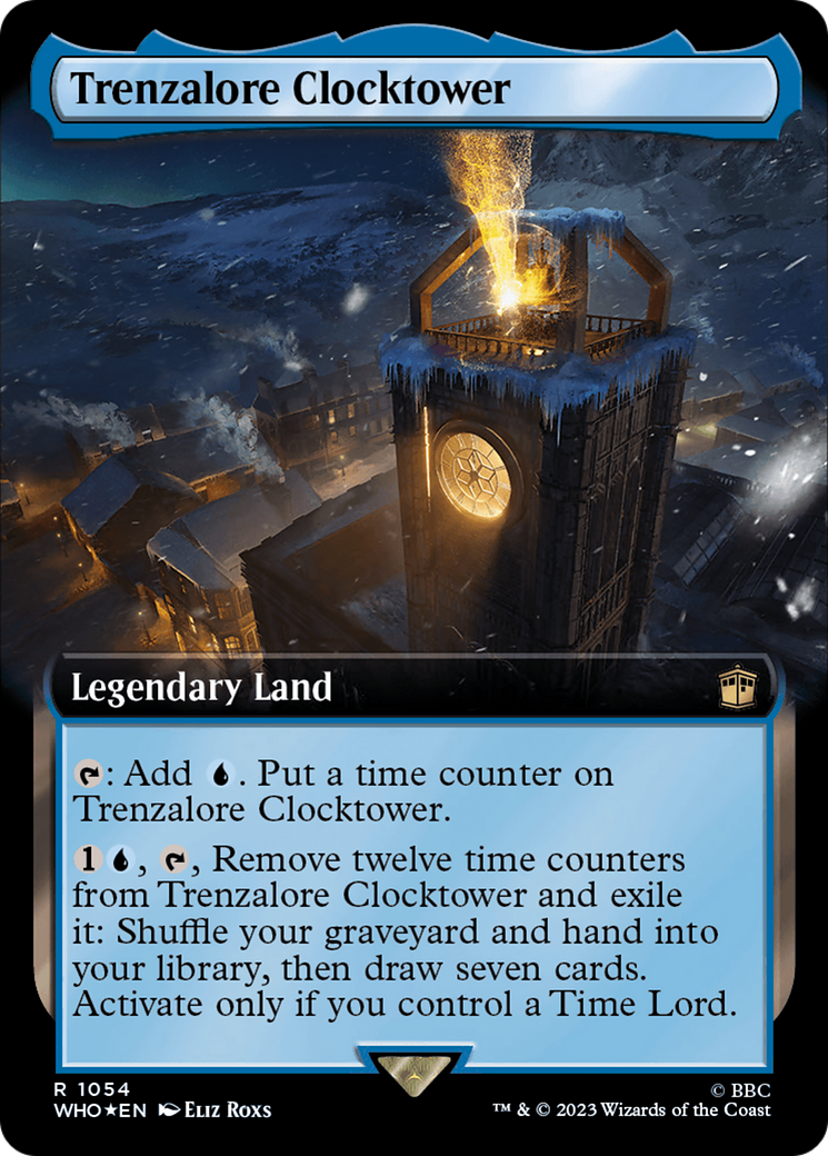 Trenzalore Clocktower (Extended Art) (Surge Foil) [Doctor Who] | Card Merchant Takapuna