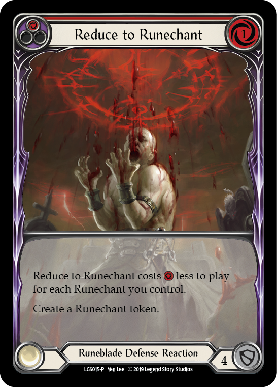 Reduce to Runechant (Red) [LGS015-P] (Promo)  1st Edition Normal | Card Merchant Takapuna