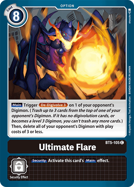 Ultimate Flare [BT5-105] [Battle of Omni] | Card Merchant Takapuna