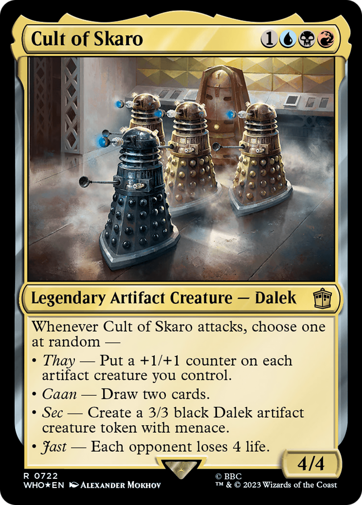 Cult of Skaro (Surge Foil) [Doctor Who] | Card Merchant Takapuna