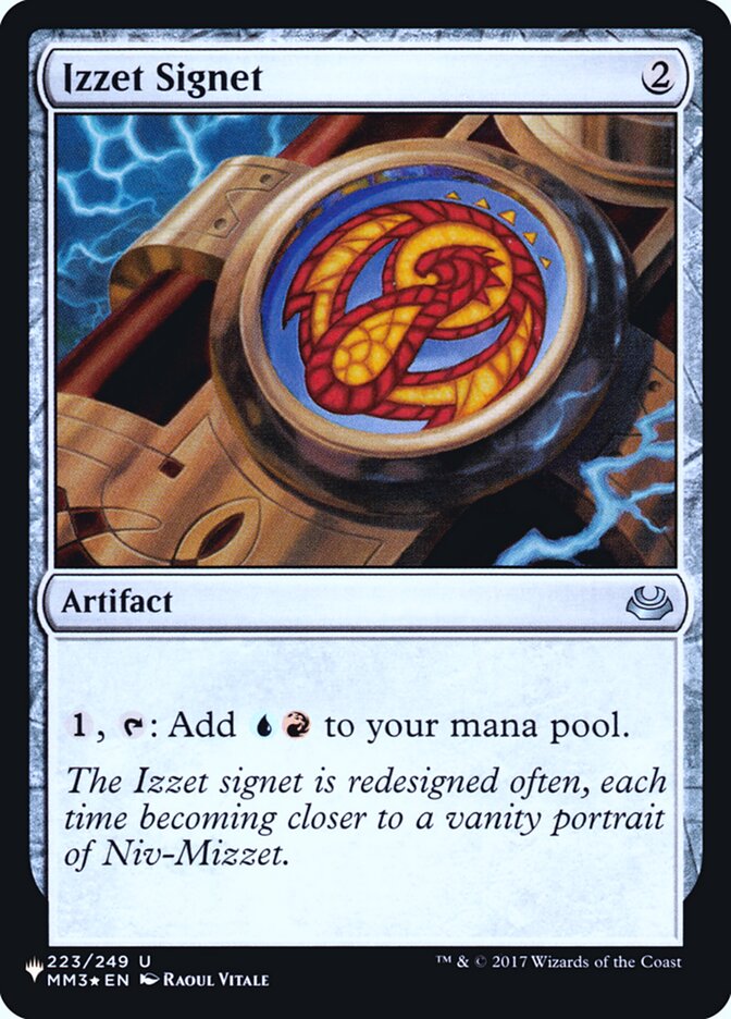 Izzet Signet [Secret Lair: Heads I Win, Tails You Lose] | Card Merchant Takapuna