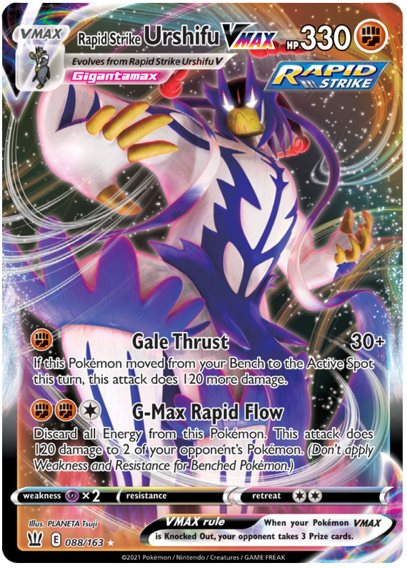 Rapid Strike Urshifu VMAX (088/163) (Jumbo Card) [Sword & Shield: Battle Styles] | Card Merchant Takapuna