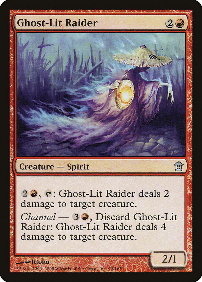 Ghost-Lit Raider [Saviors of Kamigawa] | Card Merchant Takapuna