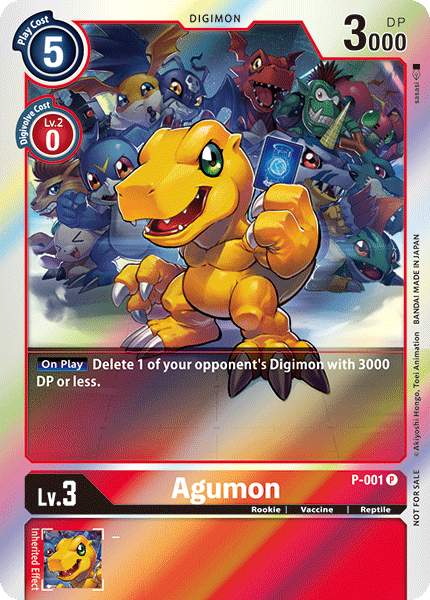 Agumon [P-001] [Promotional Cards] | Card Merchant Takapuna