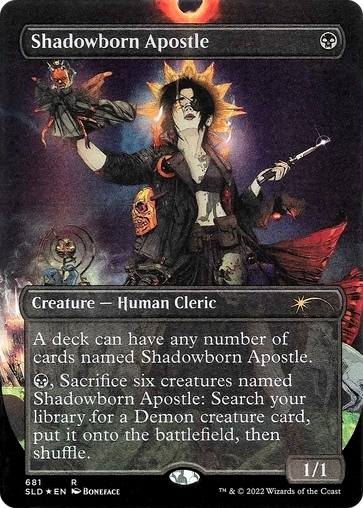 Shadowborn Apostle (681) (Borderless) [Secret Lair Drop Promos] | Card Merchant Takapuna