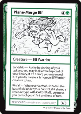 Plane-Merge Elf (2021 Edition) [Mystery Booster Playtest Cards] | Card Merchant Takapuna