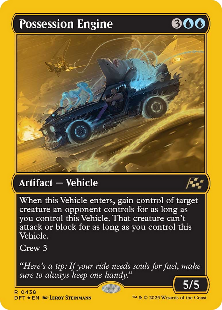 Possession Engine (First-Place Foil) [Aetherdrift] | Card Merchant Takapuna