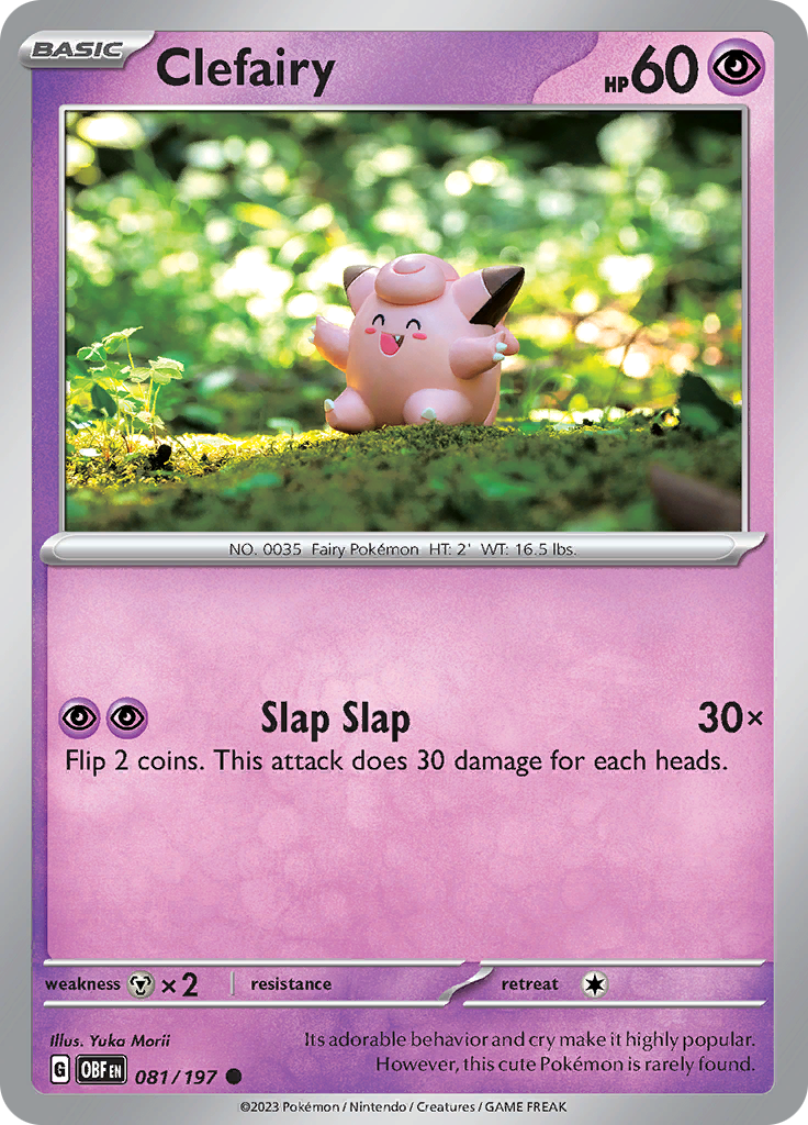 Clefairy (081/197) [Scarlet & Violet: Obsidian Flames] | Card Merchant Takapuna