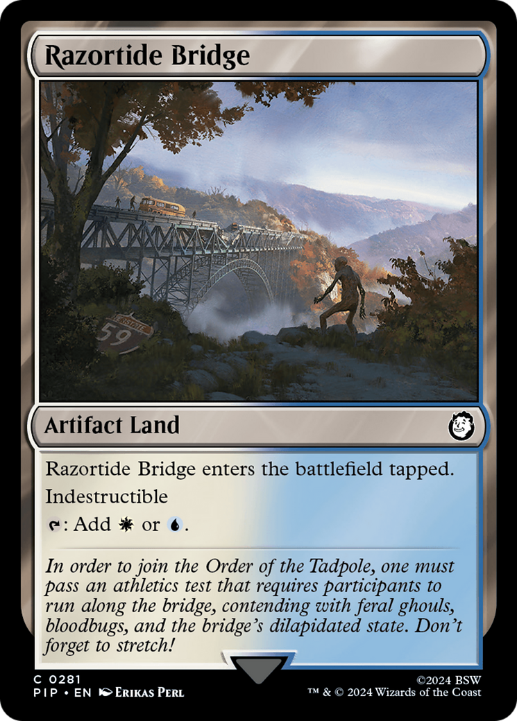 Razortide Bridge [Fallout] | Card Merchant Takapuna