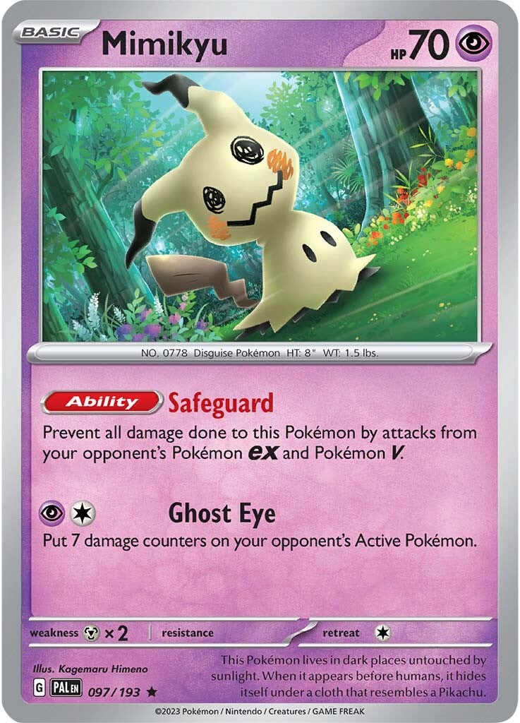 Mimikyu (097/193) [Scarlet & Violet: Paldea Evolved] | Card Merchant Takapuna