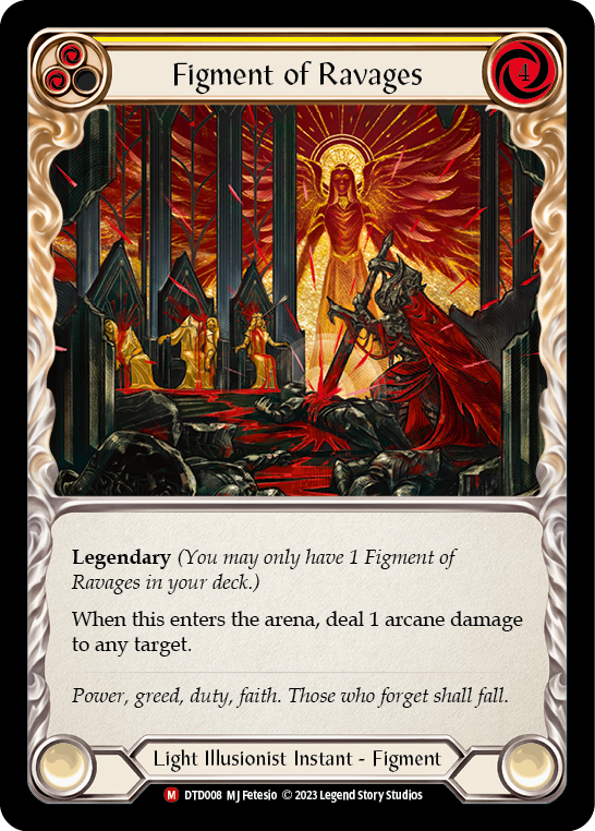 Figment of Ravages // Sekem, Archangel of Ravages [DTD008] (Dusk Till Dawn) | Card Merchant Takapuna