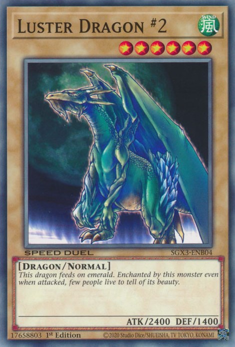 Luster Dragon #2 [SGX3-ENB04] Common | Card Merchant Takapuna