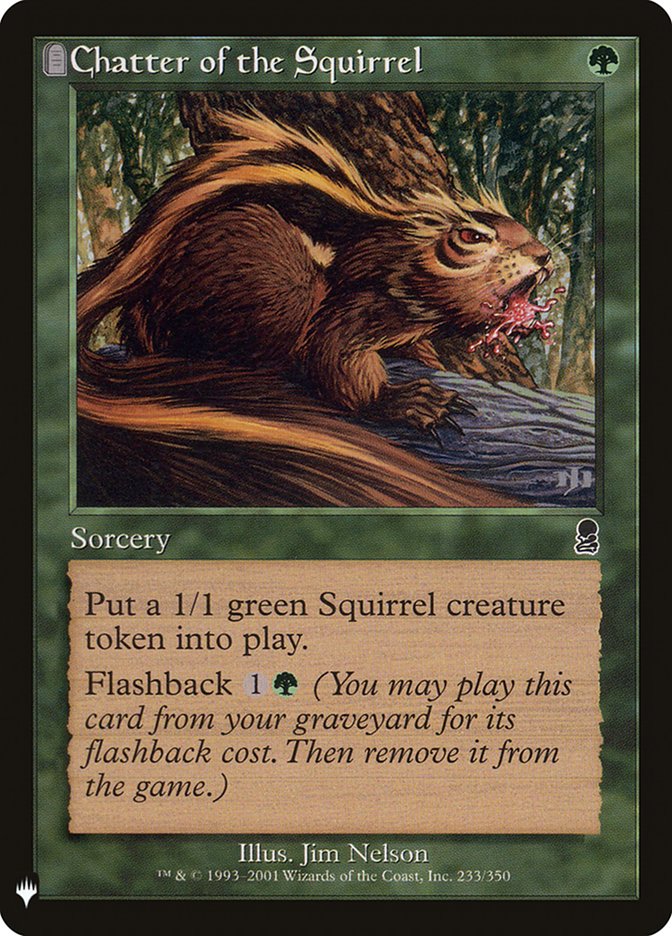 Chatter of the Squirrel [Mystery Booster] | Card Merchant Takapuna