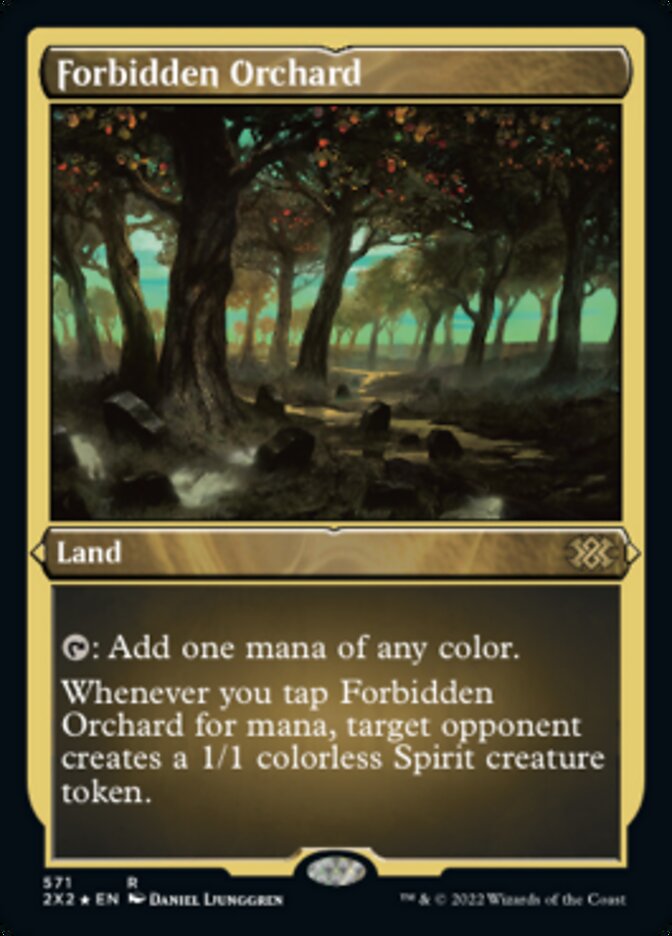 Forbidden Orchard (Foil Etched) [Double Masters 2022] | Card Merchant Takapuna