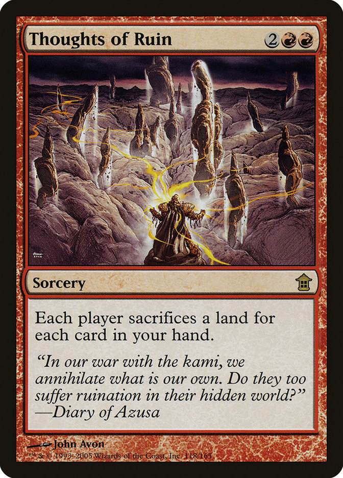 Thoughts of Ruin [Saviors of Kamigawa] | Card Merchant Takapuna