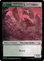 Elemental (9) // Phyrexian Hydra (11) Double-Sided Token [March of the Machine Tokens] | Card Merchant Takapuna