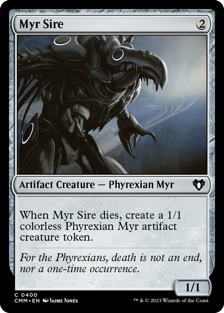 Myr Sire [Commander Masters] | Card Merchant Takapuna