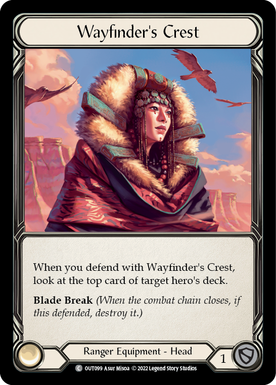 Wayfinder's Crest [OUT099] (Outsiders)  Cold Foil | Card Merchant Takapuna