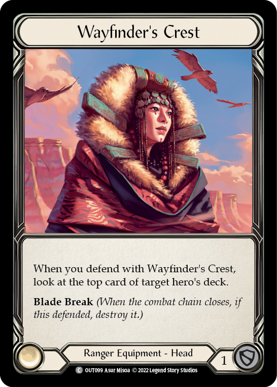 Wayfinder's Crest [OUT099] (Outsiders) | Card Merchant Takapuna
