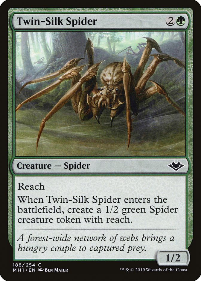 Twin-Silk Spider [Modern Horizons] | Card Merchant Takapuna