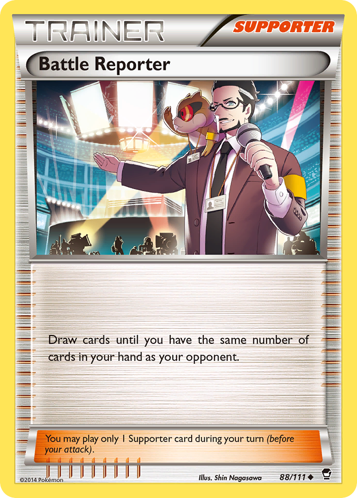 Battle Reporter (88/111) [XY: Furious Fists] | Card Merchant Takapuna