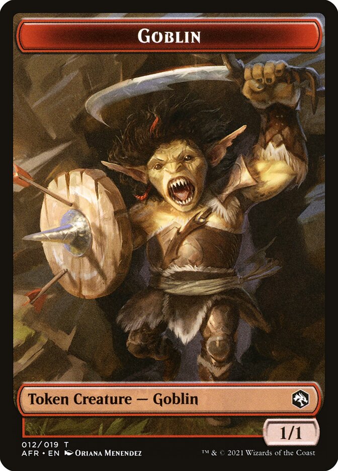 Lost Mine of Phandelver // Goblin Double-Sided Token [Dungeons & Dragons: Adventures in the Forgotten Realms Tokens] | Card Merchant Takapuna