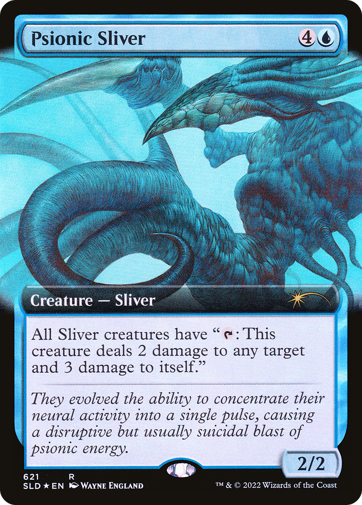 Psionic Sliver (Extended Art) [Secret Lair Drop Promos] | Card Merchant Takapuna