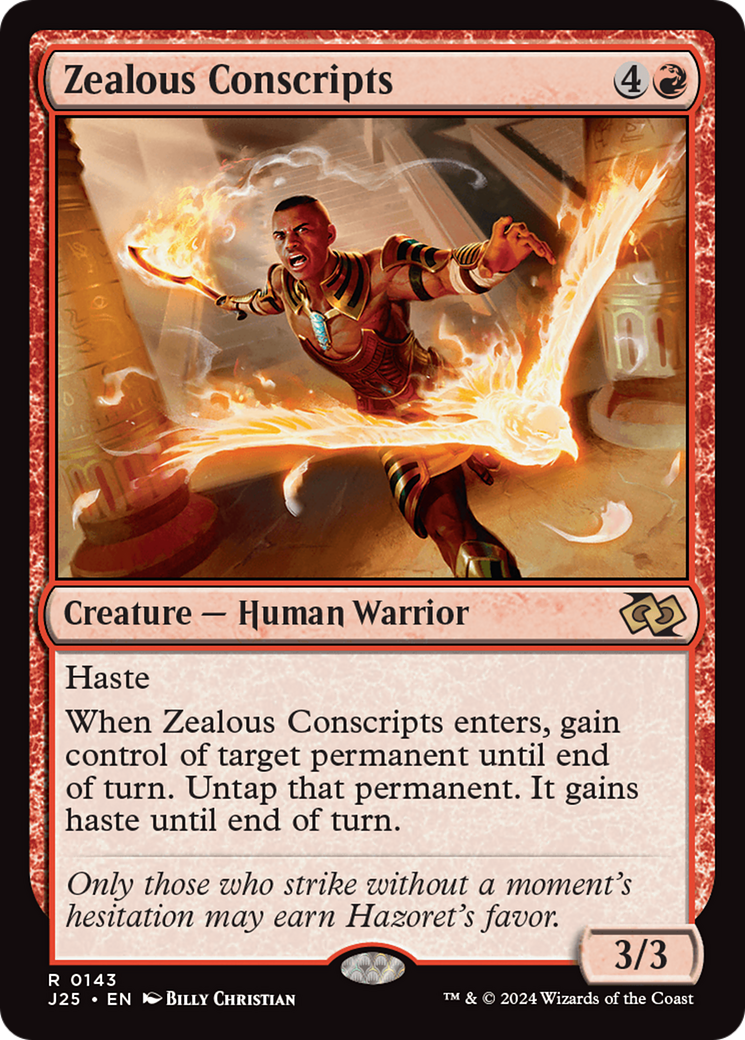 Zealous Conscripts [Foundations Jumpstart] | Card Merchant Takapuna