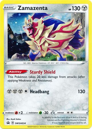 Zamazenta (SWSH034) [Sword & Shield: Black Star Promos] | Card Merchant Takapuna