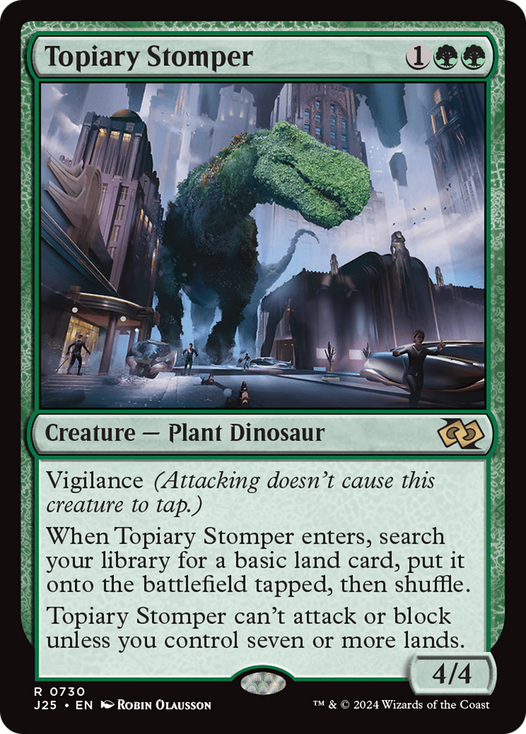 Topiary Stomper [Foundations Jumpstart] | Card Merchant Takapuna