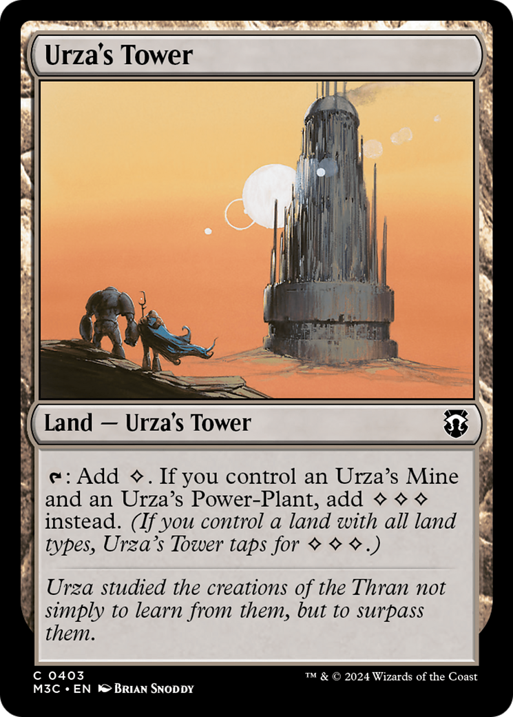 Urza's Tower (Ripple Foil) [Modern Horizons 3 Commander] | Card Merchant Takapuna