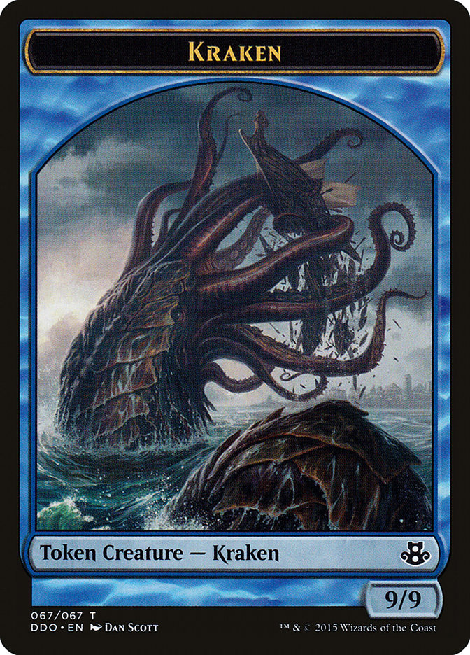 Kraken Token [Duel Decks: Elspeth vs. Kiora] | Card Merchant Takapuna