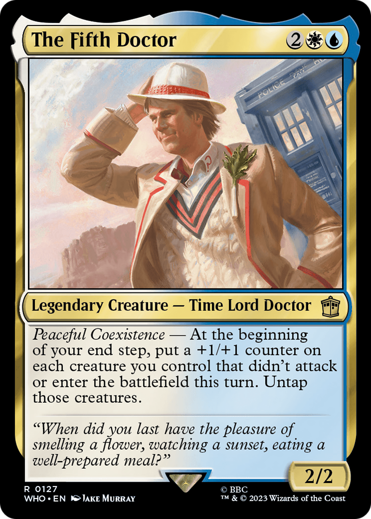 The Fifth Doctor [Doctor Who] | Card Merchant Takapuna