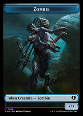 Human Soldier // Zombie (0013) Double-Sided Token [Commander Masters Tokens] | Card Merchant Takapuna