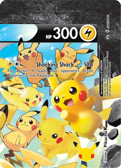 Pikachu V-UNION (SWSH140) (Celebrations) [Sword & Shield: Black Star Promos] | Card Merchant Takapuna