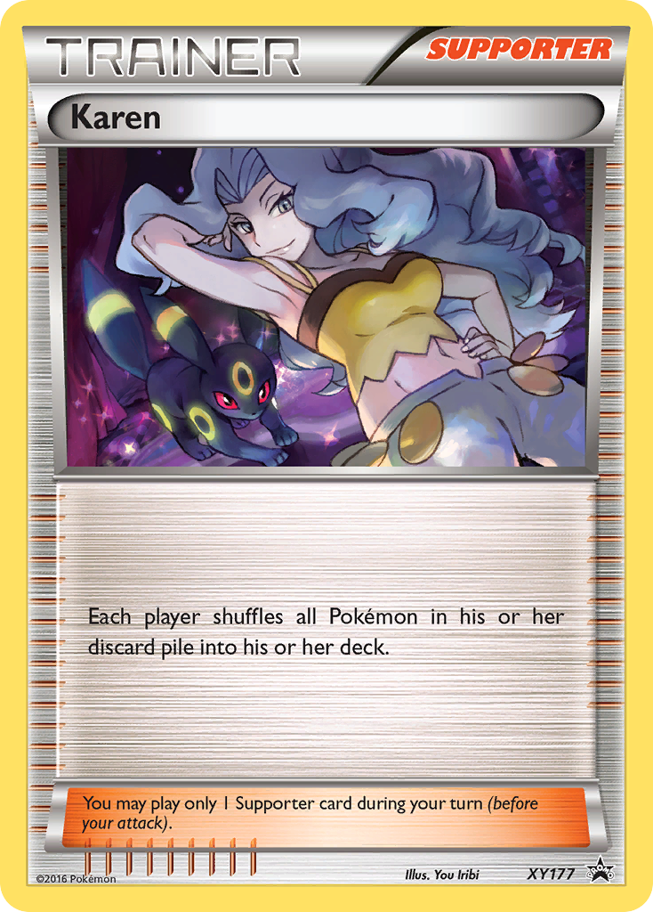 Karen (XY177) [XY: Black Star Promos] | Card Merchant Takapuna