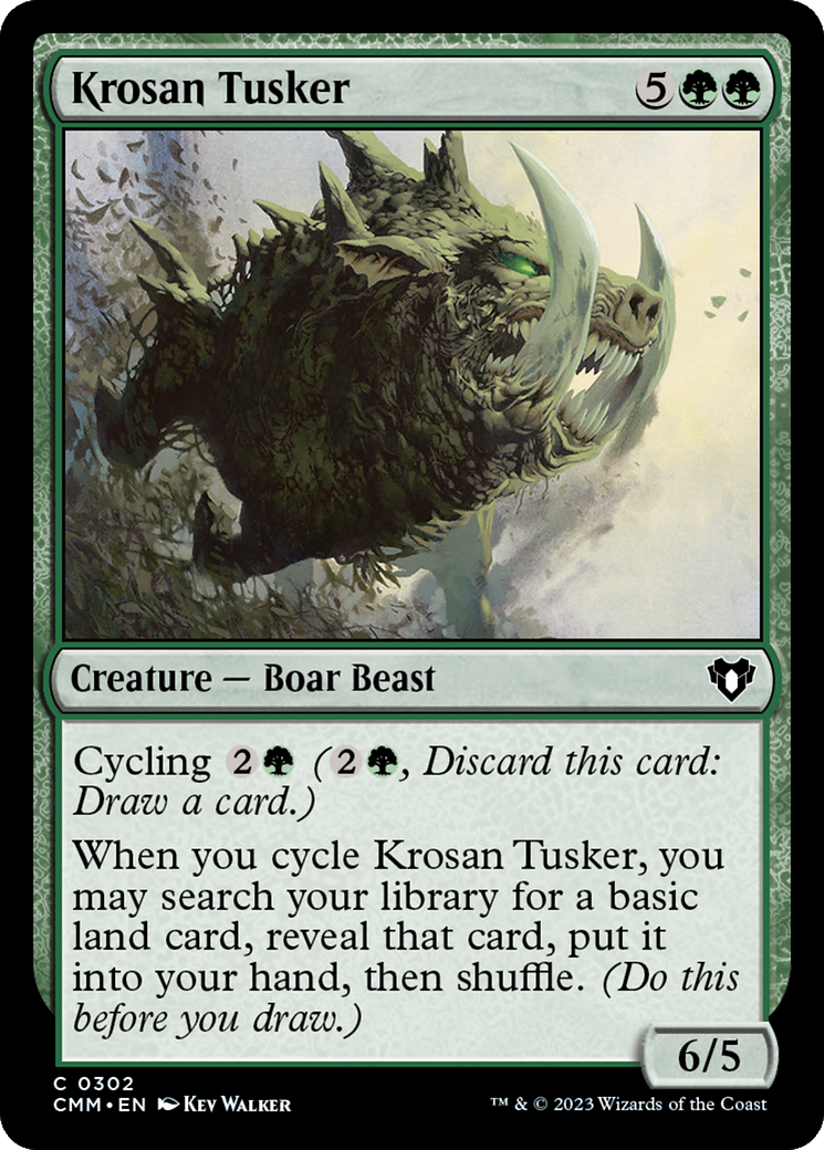 Krosan Tusker [Commander Masters] | Card Merchant Takapuna