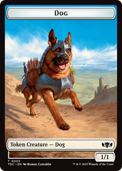 Dog // Goblin Double-Sided Token [Tarkir: Dragonstorm Commander Tokens] | Card Merchant Takapuna