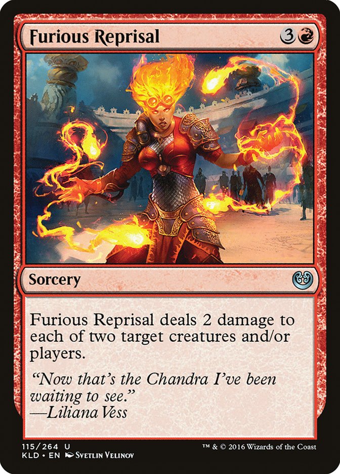 Furious Reprisal [Kaladesh] | Card Merchant Takapuna