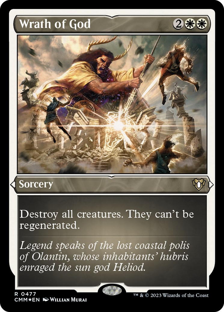 Wrath of God (Foil Etched) [Commander Masters] | Card Merchant Takapuna