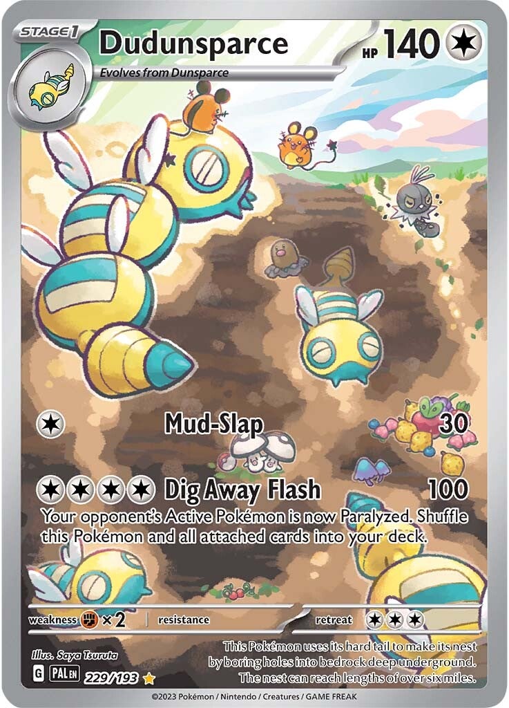 Dudunsparce (229/193) [Scarlet & Violet: Paldea Evolved] | Card Merchant Takapuna