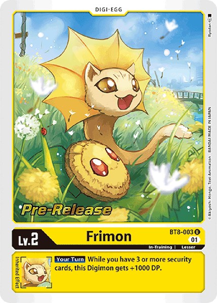 Frimon [BT8-003] [New Awakening Pre-Release Cards] | Card Merchant Takapuna