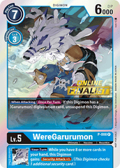 WereGarurumon [P-008] (Online Regional - Finalist) [Promotional Cards] | Card Merchant Takapuna