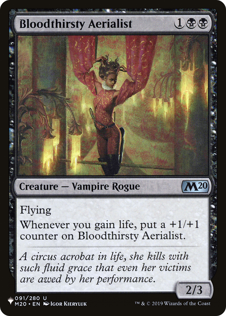 Bloodthirsty Aerialist [The List] | Card Merchant Takapuna