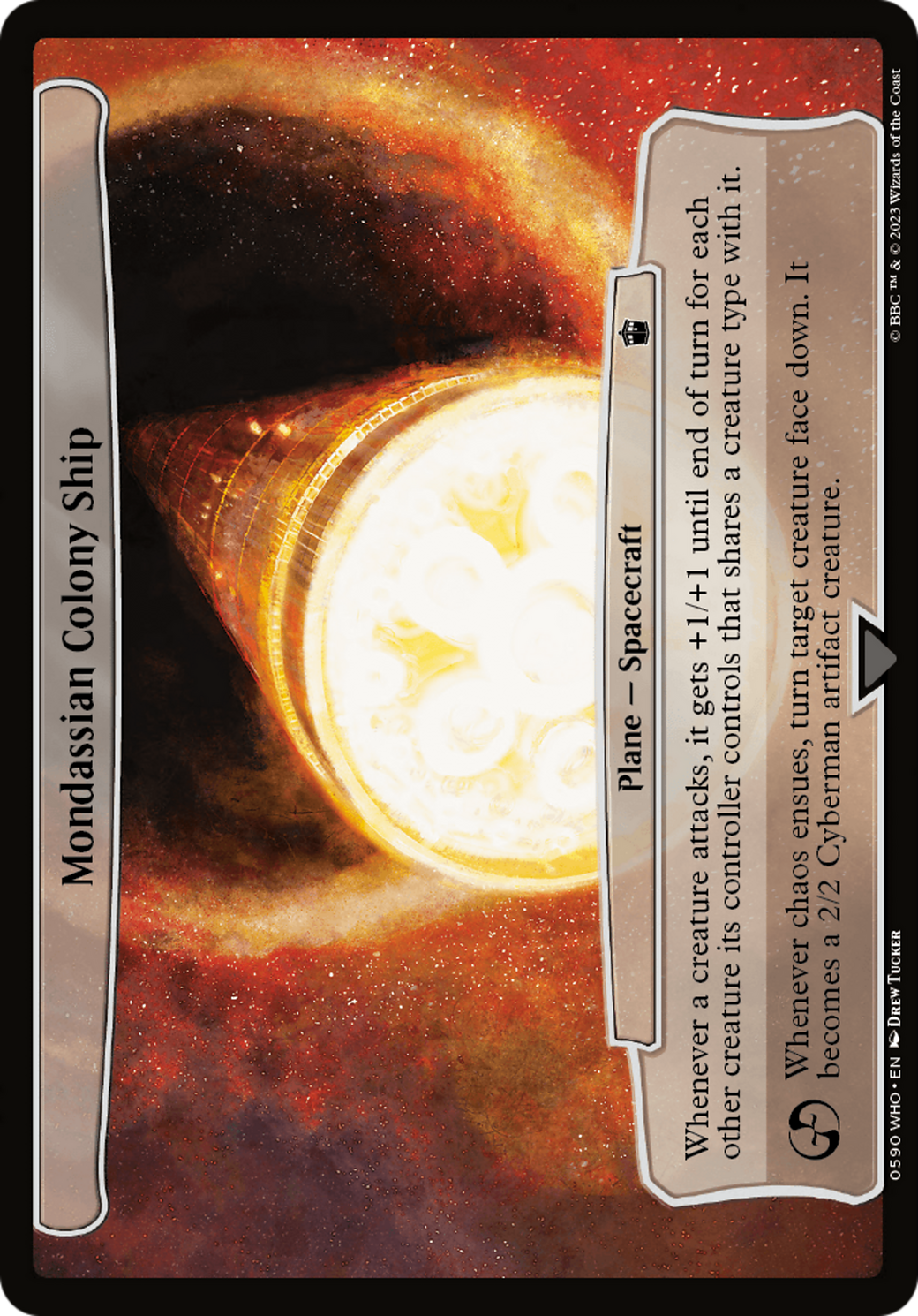 Mondassian Colony Ship [Doctor Who] | Card Merchant Takapuna