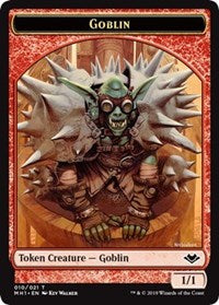 Goblin (010) // Construct (017) Double-Sided Token [Modern Horizons Tokens] | Card Merchant Takapuna