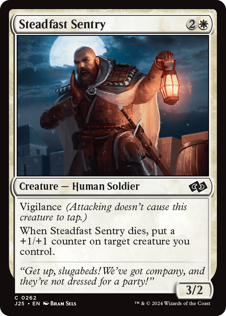 Steadfast Sentry [Foundations Jumpstart] | Card Merchant Takapuna