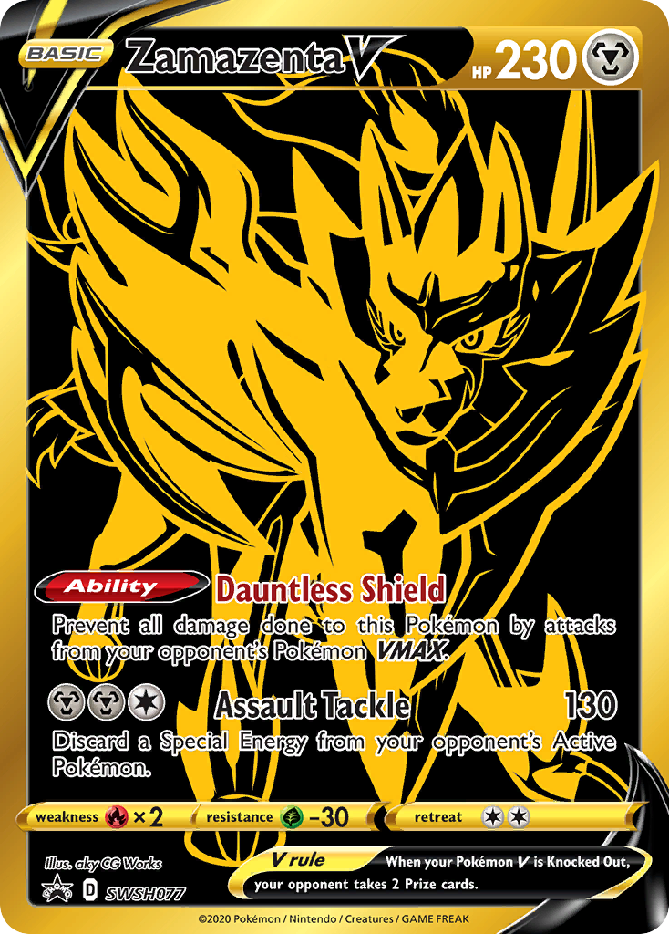 Zamazenta V (SWSH077) [Sword & Shield: Black Star Promos] | Card Merchant Takapuna