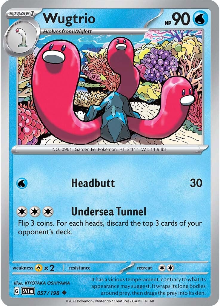 Wugtrio (057/198) [Scarlet & Violet: Base Set] | Card Merchant Takapuna